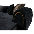 Nova Wholesale Furniture Jessie Fabric Sectional JESSIE SEC-BLACK IMAGE 14