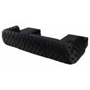 Nova Wholesale Furniture Jessie Fabric Sectional JESSIE SEC-BLACK IMAGE 2