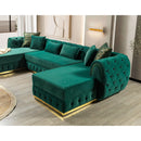 Nova Wholesale Furniture Jessie Fabric Sectional JESSIE SEC-GREEN IMAGE 10