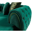 Nova Wholesale Furniture Jessie Fabric Sectional JESSIE SEC-GREEN IMAGE 13