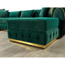 Nova Wholesale Furniture Jessie Fabric Sectional JESSIE SEC-GREEN IMAGE 14