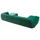 Nova Wholesale Furniture Jessie Fabric Sectional JESSIE SEC-GREEN IMAGE 5