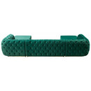 Nova Wholesale Furniture Jessie Fabric Sectional JESSIE SEC-GREEN IMAGE 6