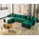 Nova Wholesale Furniture Jessie Fabric Sectional JESSIE SEC-GREEN IMAGE 9