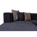 Nova Wholesale Furniture Juliana Fabric 4 pc Sectional JULIANABLACK-SEC4 IMAGE 18