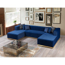 Nova Wholesale Furniture Juliana Fabric 4 pc Sectional JULIANABLUE-SEC4 IMAGE 10