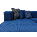 Nova Wholesale Furniture Juliana Fabric 4 pc Sectional JULIANABLUE-SEC4 IMAGE 18