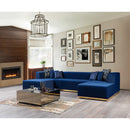 Nova Wholesale Furniture Juliana Fabric 4 pc Sectional JULIANABLUE-SEC4 IMAGE 9