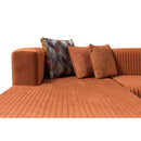 Nova Wholesale Furniture Juliana Fabric 4 pc Sectional JULIANAORANGE-SEC4 IMAGE 11