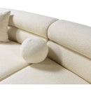 Nova Wholesale Furniture Larissa Fabric Sectional LARISSAIVORY-SEC IMAGE 14