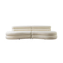Nova Wholesale Furniture Larissa Fabric Sectional LARISSAIVORY-SEC IMAGE 1