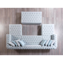 Nova Wholesale Furniture Lauren Fabric 3 pc Sectional LAURENPEARL-SEC IMAGE 11