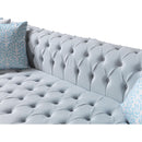 Nova Wholesale Furniture Lauren Fabric 3 pc Sectional LAURENPEARL-SEC IMAGE 15