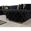 Nova Wholesale Furniture Neva Fabric Sectional NEVABLACK-SEC IMAGE 12