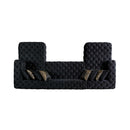 Nova Wholesale Furniture Neva Fabric Sectional NEVABLACK-SEC IMAGE 3