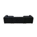 Nova Wholesale Furniture Neva Fabric Sectional NEVABLACK-SEC IMAGE 5