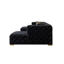 Nova Wholesale Furniture Neva Fabric Sectional NEVABLACK-SEC IMAGE 7