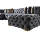 Nova Wholesale Furniture Neva Fabric Sectional NEVAGRAY-SEC IMAGE 15