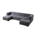 Nova Wholesale Furniture Neva Fabric Sectional NEVAGRAY-SEC IMAGE 3