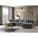 Nova Wholesale Furniture Neva Fabric Sectional NEVAGRAY-SEC IMAGE 6