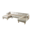 Nova Wholesale Furniture Santana Fabric Sectional SANTANAIVORY-SEC IMAGE 3