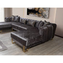 Nova Wholesale Furniture Santana Fabric Sectional SANTANASMOKE-SEC IMAGE 11