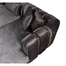 Nova Wholesale Furniture Santana Fabric Sectional SANTANASMOKE-SEC IMAGE 15