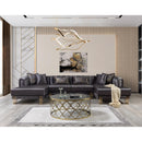 Nova Wholesale Furniture Santana Fabric Sectional SANTANASMOKE-SEC IMAGE 8