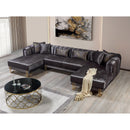 Nova Wholesale Furniture Santana Fabric Sectional SANTANASMOKE-SEC IMAGE 9
