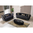 Nova Wholesale Furniture Daphne Stationary Fabric Sofa Daphne Sofa - Black IMAGE 6