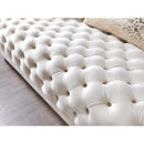 Nova Wholesale Furniture Daphne Stationary Fabric Sofa Daphne Sofa - Ivory IMAGE 10