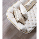 Nova Wholesale Furniture Daphne Stationary Fabric Sofa Daphne Sofa - Ivory IMAGE 11