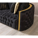Nova Wholesale Furniture Fanci Stationary Fabric Sofa Fanci Sofa - Black IMAGE 11