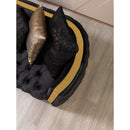 Nova Wholesale Furniture Fanci Stationary Fabric Sofa Fanci Sofa - Black IMAGE 12