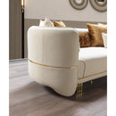 Nova Wholesale Furniture Helena Stationary Fabric Sofa Helena Sofa - Ivory IMAGE 10