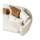 Nova Wholesale Furniture Helena Stationary Fabric Sofa Helena Sofa - Ivory IMAGE 12