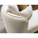 Nova Wholesale Furniture Helena Stationary Fabric Loveseat Helena Loveseat - Ivory IMAGE 11
