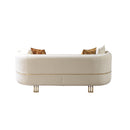Nova Wholesale Furniture Helena Stationary Fabric Loveseat Helena Loveseat - Ivory IMAGE 2
