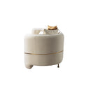 Nova Wholesale Furniture Helena Stationary Fabric Loveseat Helena Loveseat - Ivory IMAGE 3