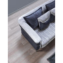 Nova Wholesale Furniture Leina Stationary Fabric Sofa Leina Sofa - Silver/Gray IMAGE 10
