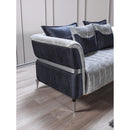 Nova Wholesale Furniture Leina Stationary Fabric Sofa Leina Sofa - Silver/Gray IMAGE 12