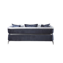 Nova Wholesale Furniture Leina Stationary Fabric Sofa Leina Sofa - Silver/Gray IMAGE 2