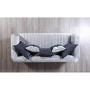 Nova Wholesale Furniture Leina Stationary Fabric Sofa Leina Sofa - Silver/Gray IMAGE 4
