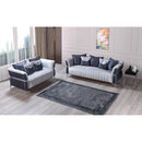 Nova Wholesale Furniture Leina Stationary Fabric Sofa Leina Sofa - Silver/Gray IMAGE 6