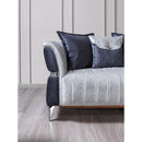 Nova Wholesale Furniture Leina Stationary Fabric Loveseat Leina Loveseat - Silver/Gray IMAGE 8