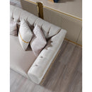 Nova Wholesale Furniture Milena Stationary Fabric Loveseat Milena Loveseat - Ivory IMAGE 9