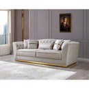Nova Wholesale Furniture Milena Stationary Fabric Sofa Milena Sofa - Ivory IMAGE 5