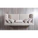 Nova Wholesale Furniture Milena Stationary Fabric Sofa Milena Sofa - Ivory IMAGE 6