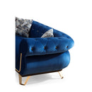 Nova Wholesale Furniture Rosy Stationary Fabric Loveseat Rosy Loveseat - Navy IMAGE 8