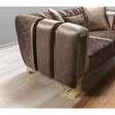 Nova Wholesale Furniture Santana Stationary Fabric Sofa SANTANACOFFEE-S IMAGE 10